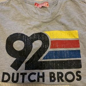Dutch Bros Grey T-shirt Size XL